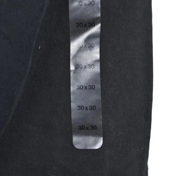 NWT Gap Original Khaki Cotton Pants Straight Leg  Black Size 30x30 - Picture 4 of 9
